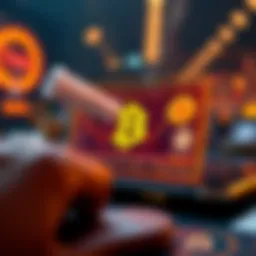 Innovative digital wallet interface showcasing cryptocurrency transactions