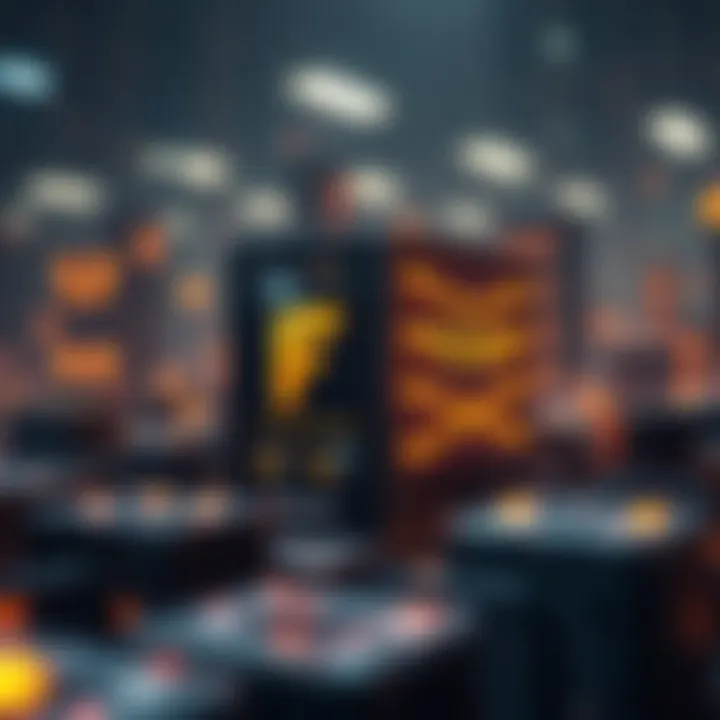 Decentralized Storage Concept Conceptual representation of Filecoin's decentralized storage