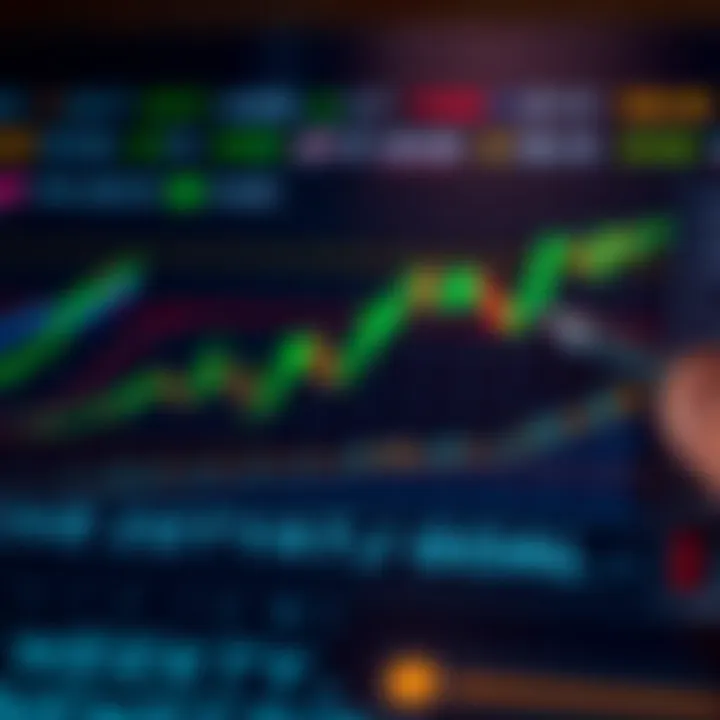 Graphs showing financial goals and strategies