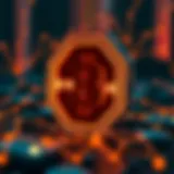 Conceptual visualization of blockchain technology