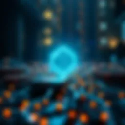 A conceptual illustration of blockchain technology