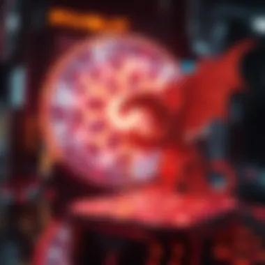 Future of Digital Art and NFTs A futuristic concept of digital art evolution influenced by NFT innovations.