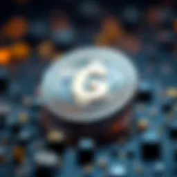 Conceptual representation of Galacoin's blockchain technology