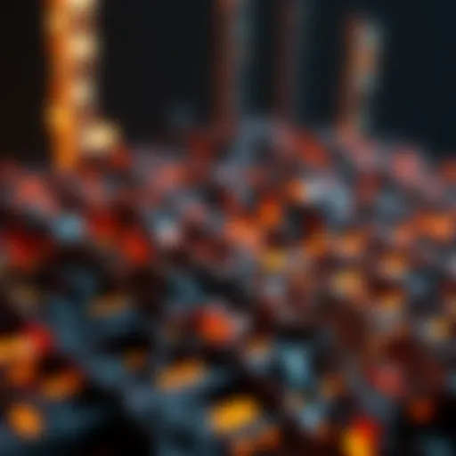 Growth in Blockchain Ecosystems Conceptual illustration of growth in blockchain ecosystems