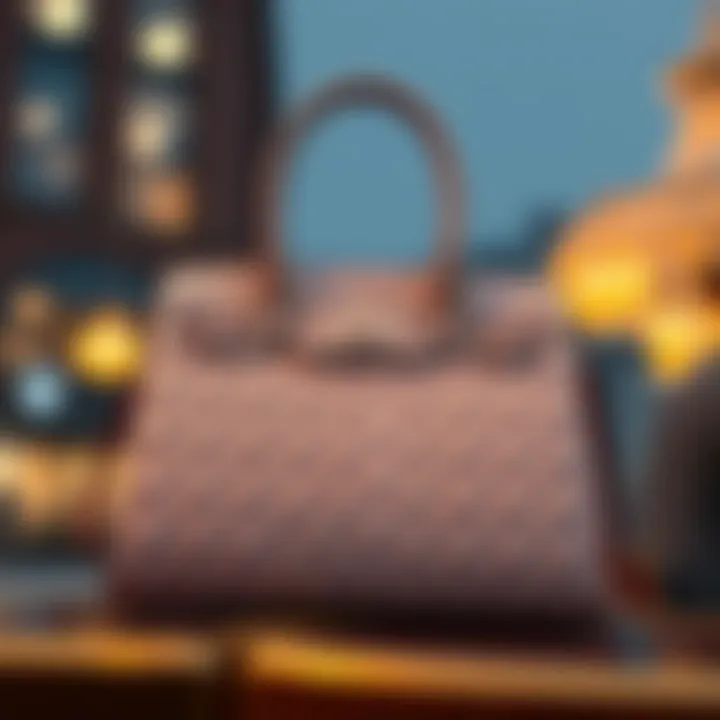 Digital Luxury: The Evolution of Handbags in the NFT Space A digital representation of a luxury handbag showcasing its NFT attributes