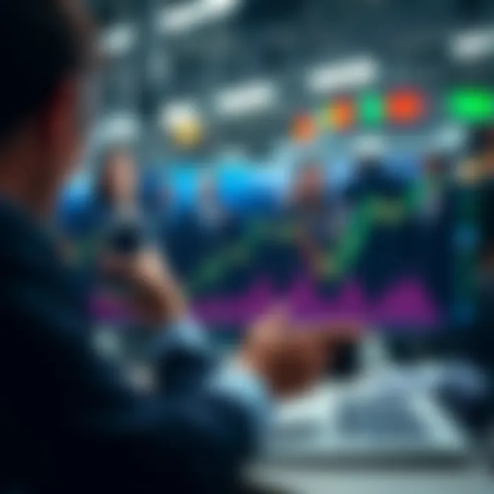 Investor Reactions During Market Crises Chart illustrating investor reactions to market falls