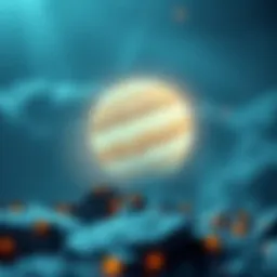 Jupiter blockchain technology illustration