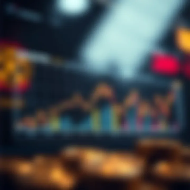 A chart illustrating the latest trends in the cryptocurrency market.