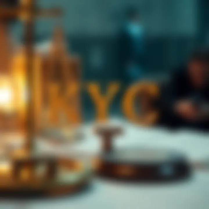 Legal Framework Surrounding KYC Procedures Visuals depicting legal requirements of KYC
