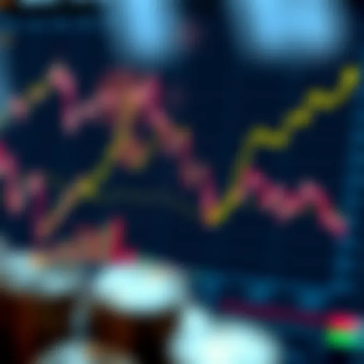 Cryptocurrency Market Trends Analysis Graph showing market trends in cryptocurrency