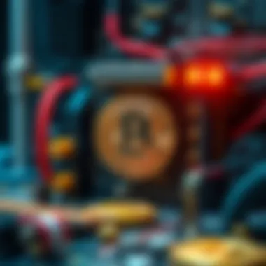 Essential Hardware for Efficient Bitcoin Mining Diagram illustrating hardware components for Bitcoin mining