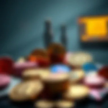 Diversity of NFT Assets in Airdrops Diverse digital assets showcasing NFT distribution