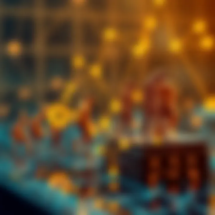 Evolution of Blockchain Technology An artistic representation of blockchain technology evolution.