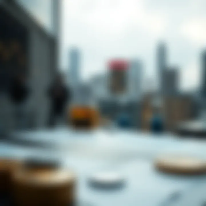 Visual representation of quantitative analysis in cryptocurrency