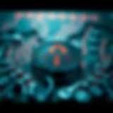 Understanding Ransomware Encryption Conceptual illustration of ransomware encryption