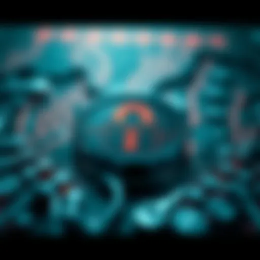 Understanding Ransomware Encryption Conceptual illustration of ransomware encryption