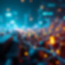 Conceptual illustration of virtual assets in a blockchain environment