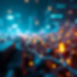 Virtual Assets in Blockchain Conceptual illustration of virtual assets in a blockchain environment