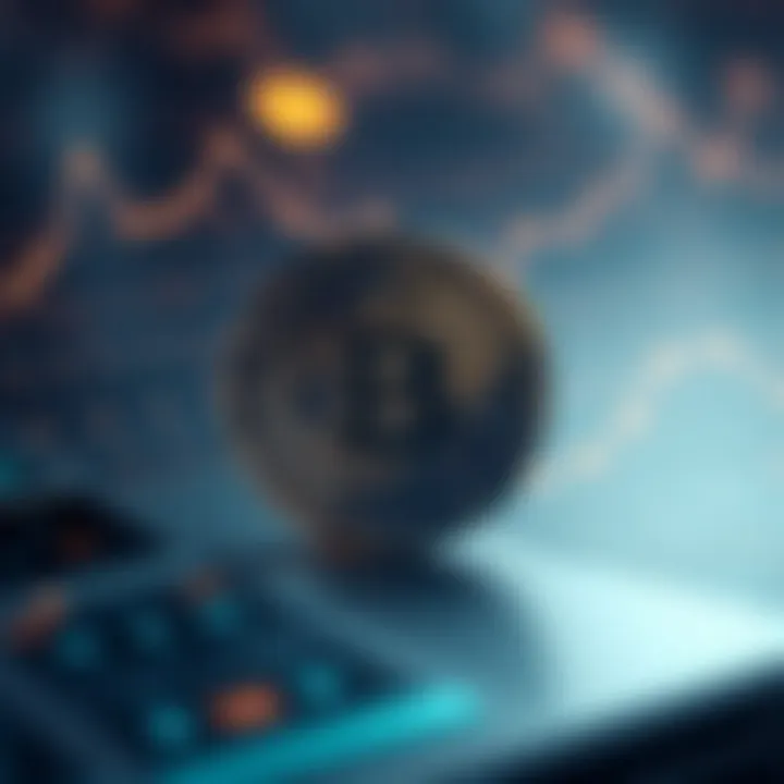 Security and Privacy in Cryptocurrency Conceptual illustration of security and privacy in cryptocurrency