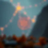 A visual representation of Stellar Coin's blockchain technology