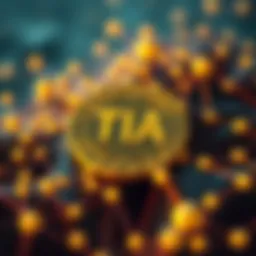 Conceptual representation of TIA Coin decentralized network