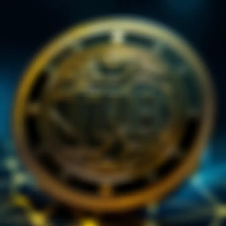 Diagram illustrating the relationship between TRB Coin and blockchain technology