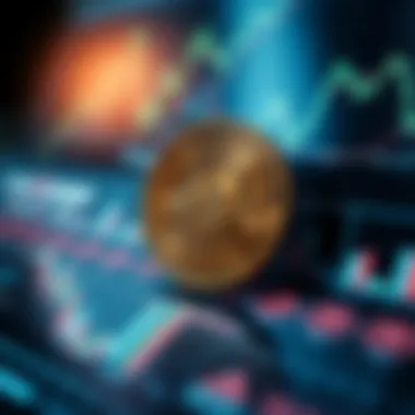 Chart analyzing the competitive landscape of TRB Coin in the market