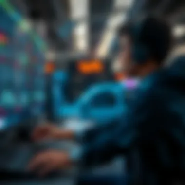 User interacting with a cryptocurrency betting platform