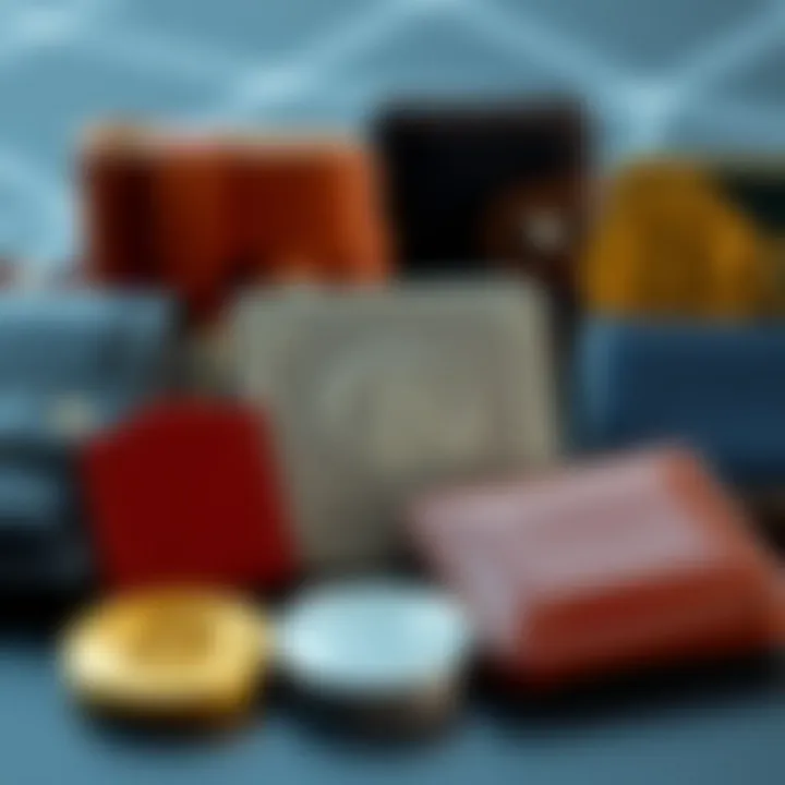 Varieties of Cold Storage Wallets Different types of cold storage wallets arranged visually