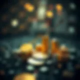 Cryptocurrency Growth Concept Conceptual representation of cryptocurrency growth