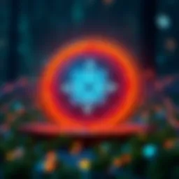 Conceptual representation of Xenon Cap technology in blockchain