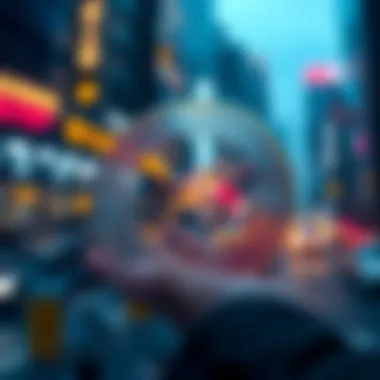 XRP's Influence in the Crypto Market Visual representation of XRP's role in the cryptocurrency ecosystem